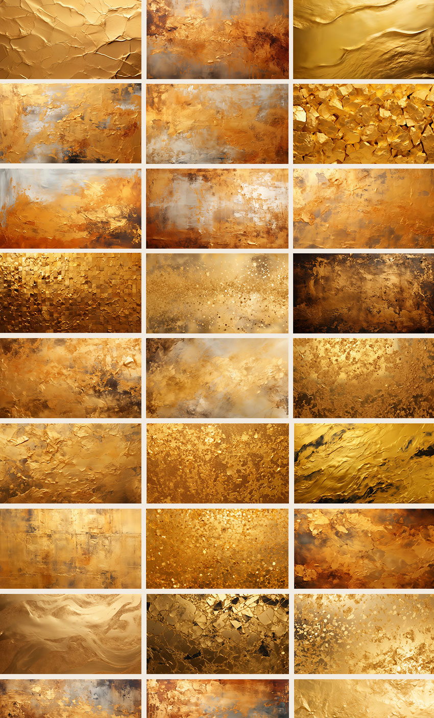 背景素材-200款金色烫金纹理背景素材合集 Gold Textures 图片素材 第6张