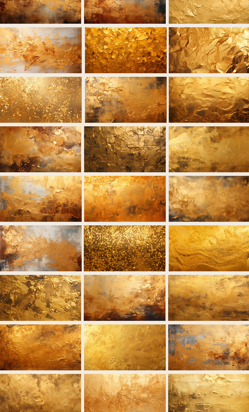 背景素材-200款金色烫金纹理背景素材合集 Gold Textures 图片素材 第7张