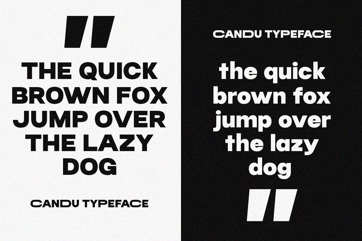 Candu Typeface 品牌、服装、海报、社交媒体、标题粗体无衬线字体 设计素材 第13张