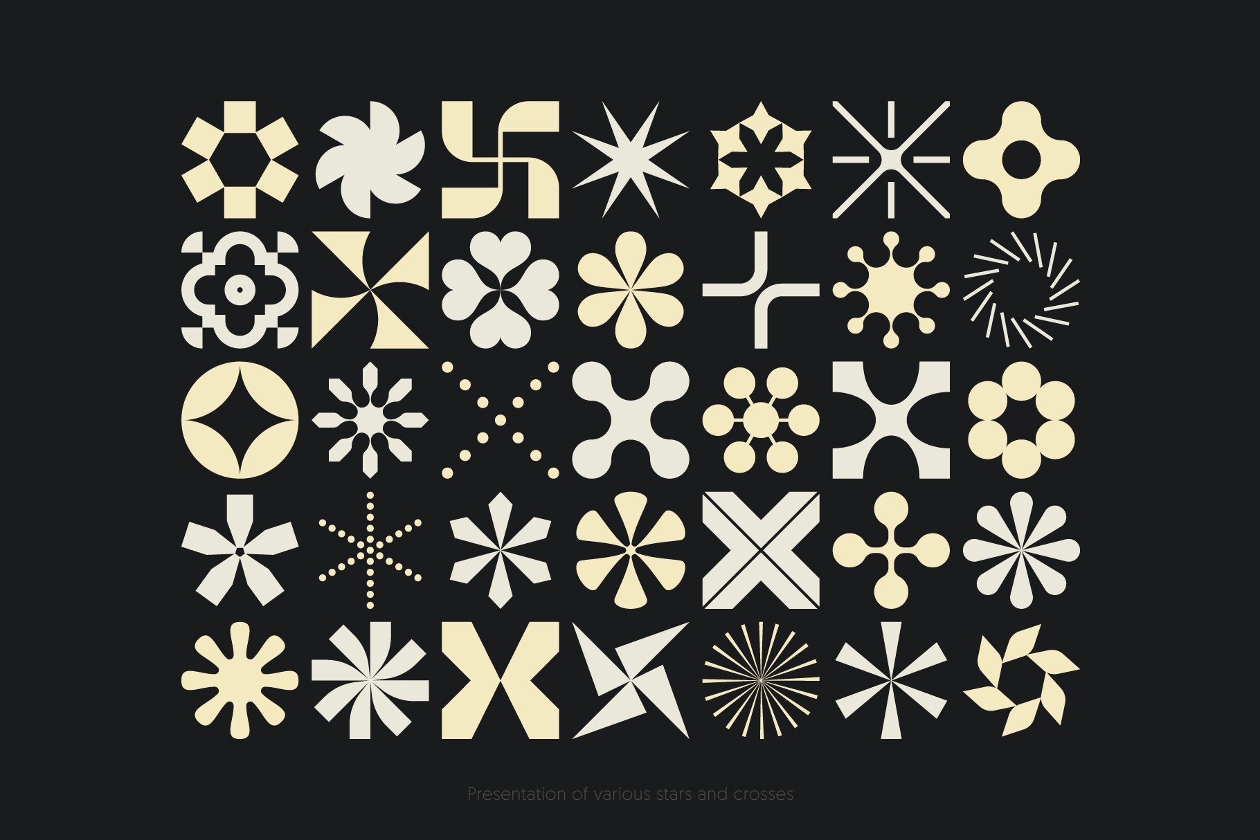 150个现代极简抽象几何图案，AI PNG格式 , 第17张