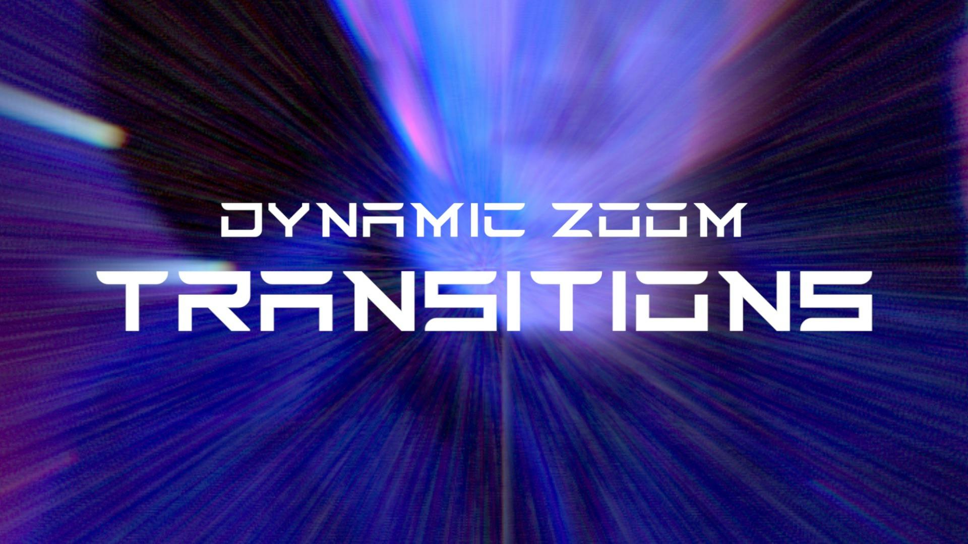 FCPX插件：15个赛博未来感外观推进拉伸旋转转场过渡插件 Dynamic Zoom Transitions , 第1张