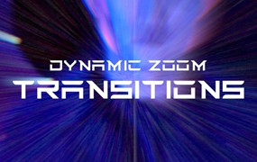 FCPX插件：15个赛博未来感外观推进拉伸旋转转场过渡插件 Dynamic Zoom Transitions