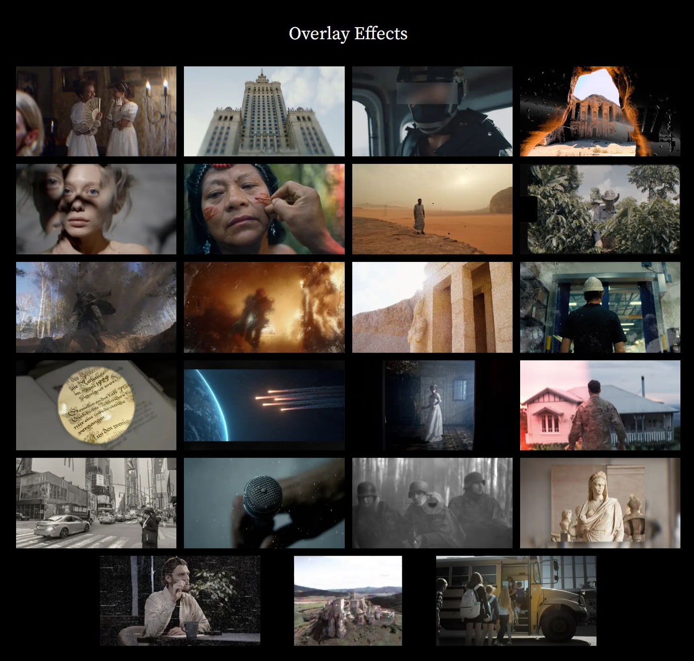 MotionVFX – mDocumentary 72个叙事情绪电影美学冻结帧叠加字体排版时间线转场效果达芬奇预设包 , 第3张