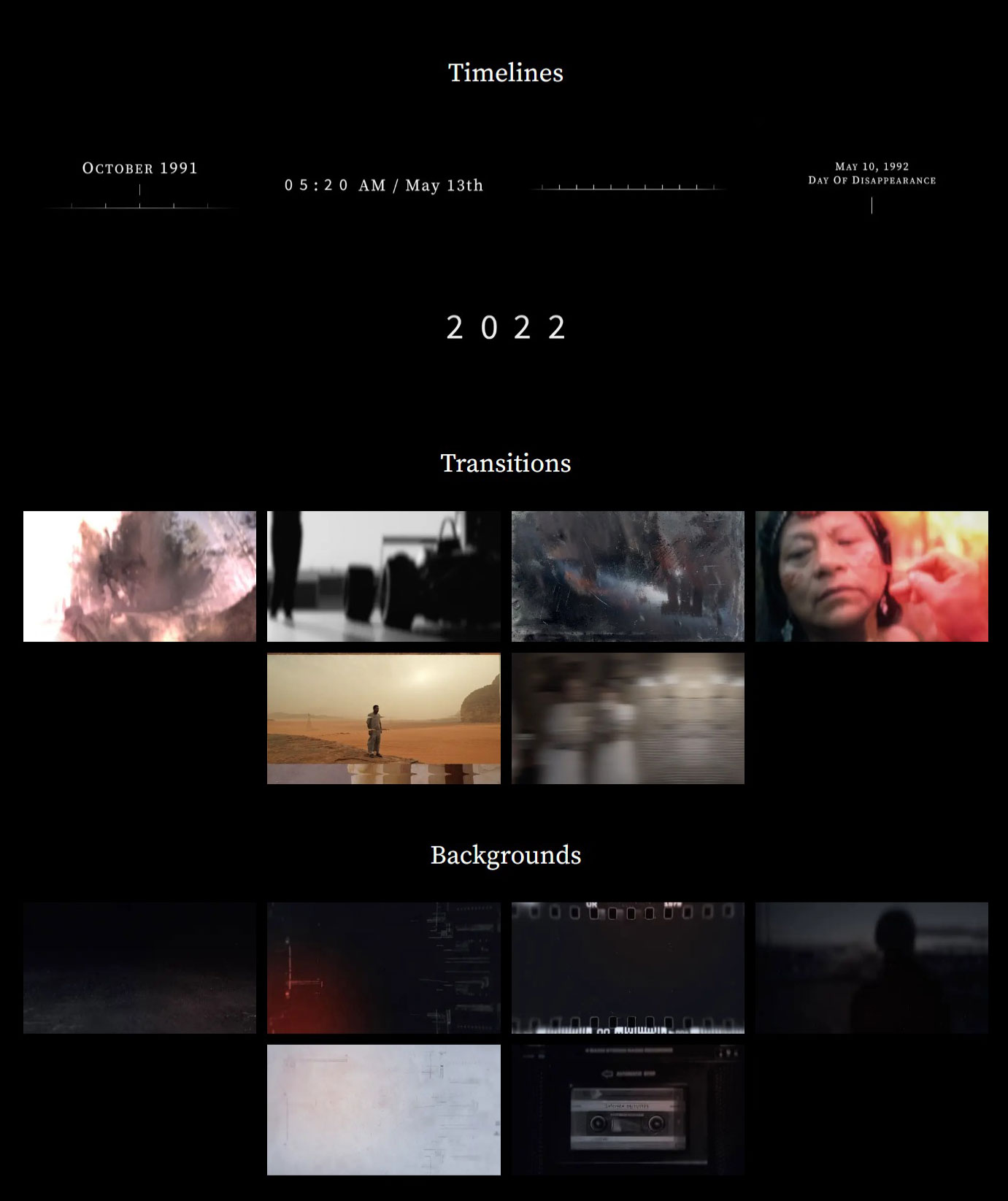 MotionVFX – mDocumentary 72个叙事情绪电影美学冻结帧叠加字体排版时间线转场效果达芬奇预设包 , 第5张