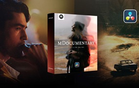MotionVFX – mDocumentary 72个叙事情绪电影美学冻结帧叠加字体排版时间线转场效果达芬奇预设包