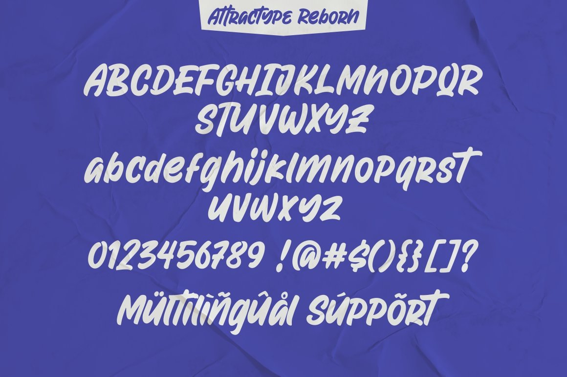 Attractype Reborn – Stylish Font 时尚脚本字体标志设计品牌形象产品包装商品社交媒体字体 , 第8张