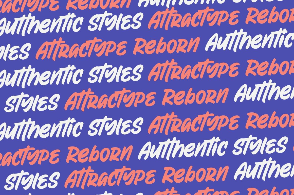 Attractype Reborn – Stylish Font 时尚脚本字体标志设计品牌形象产品包装商品社交媒体字体 , 第10张