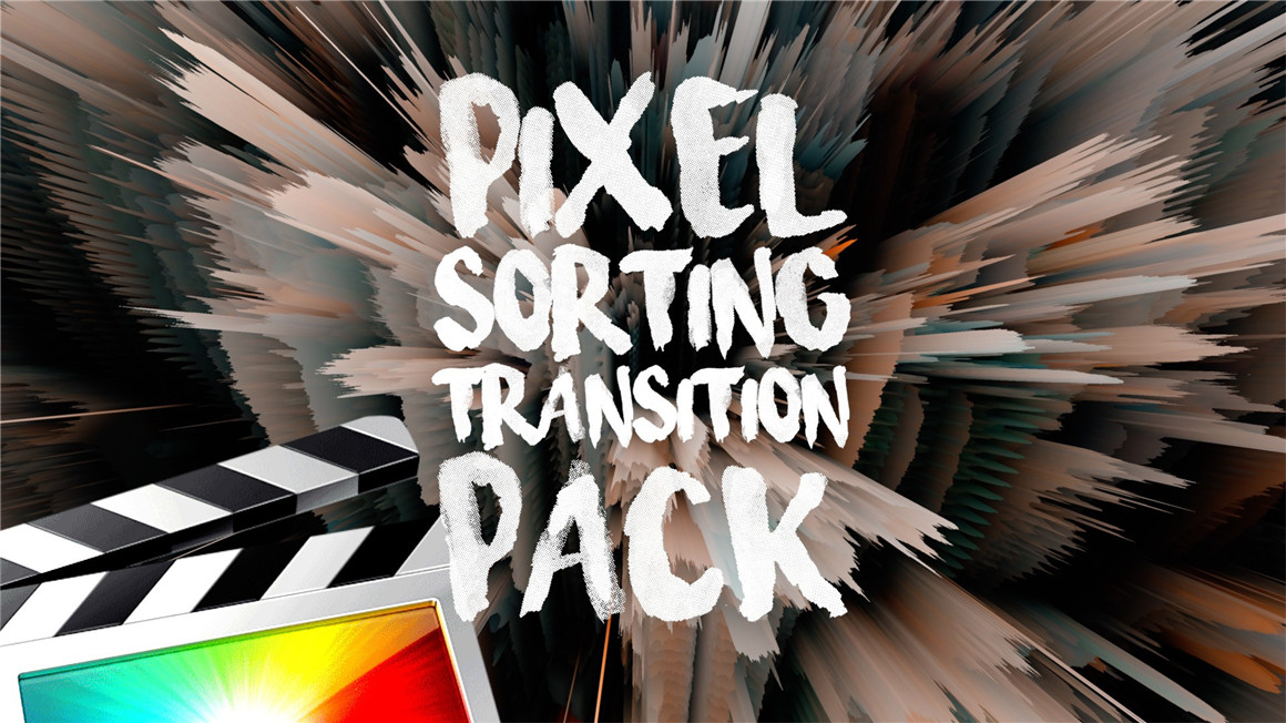 FCPX插件：14种像素立体拉伸排序特效 Ryan nangle Pixel Sorting Effects Pack . 第1张