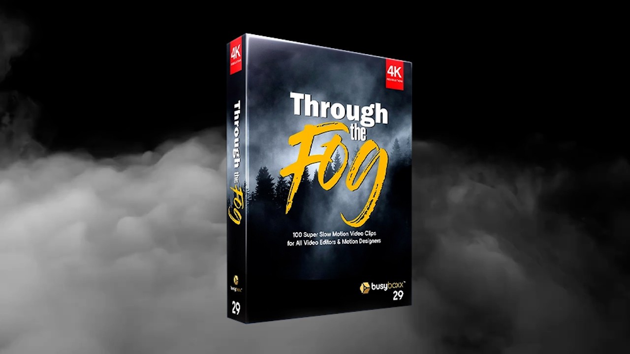 BusyBoxx 100个烟雾流动缥缈动画场景特效合成动画4K视频素材 V29 Through The Fog , 第1张
