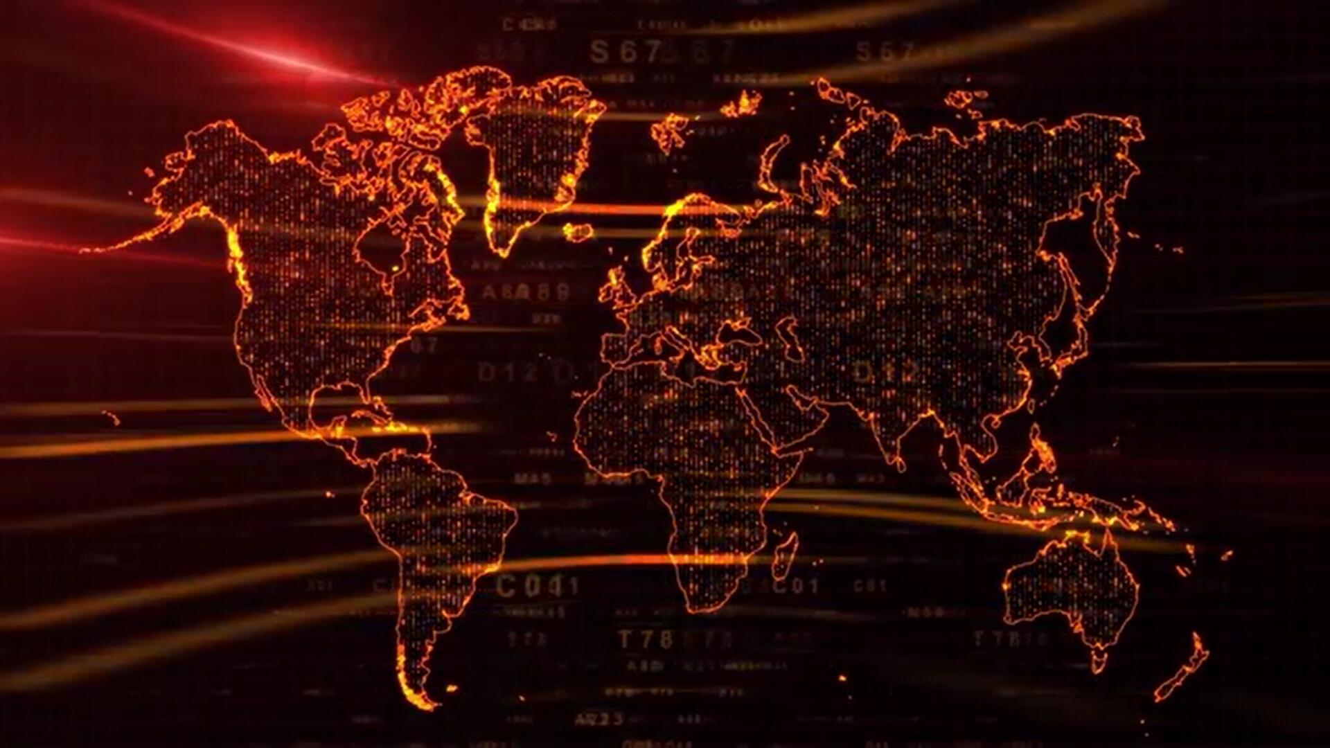 FCPX插件：8个世界地图场景新闻栏目视频背景动画 , 第2张