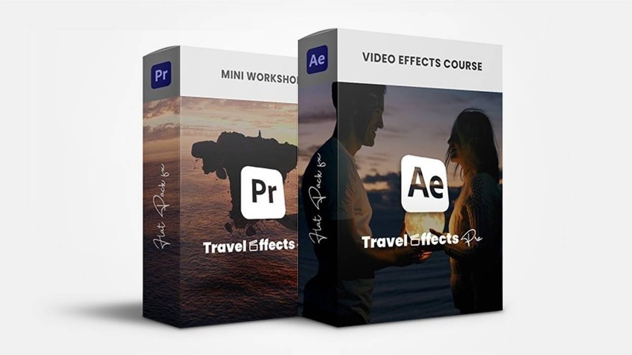 大师课程：电影感旅拍视频制作拍摄幕后全流程视频课程 Flatpackfx – Travel Effects Pro , 第1张