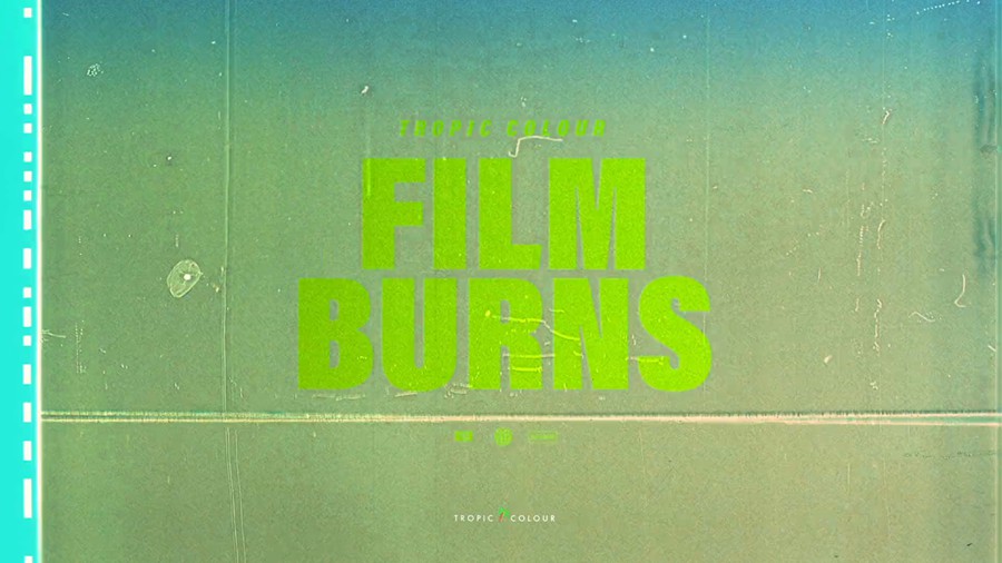 Tropic Colour – FILM BURNS VOL.1 FX & TRANSITIONS 胶片燃烧纹理闪光过渡视频标题背景动画特效和过渡转场 FILM BURNS VOL.2 FX & TRANSITIONS , 第7张