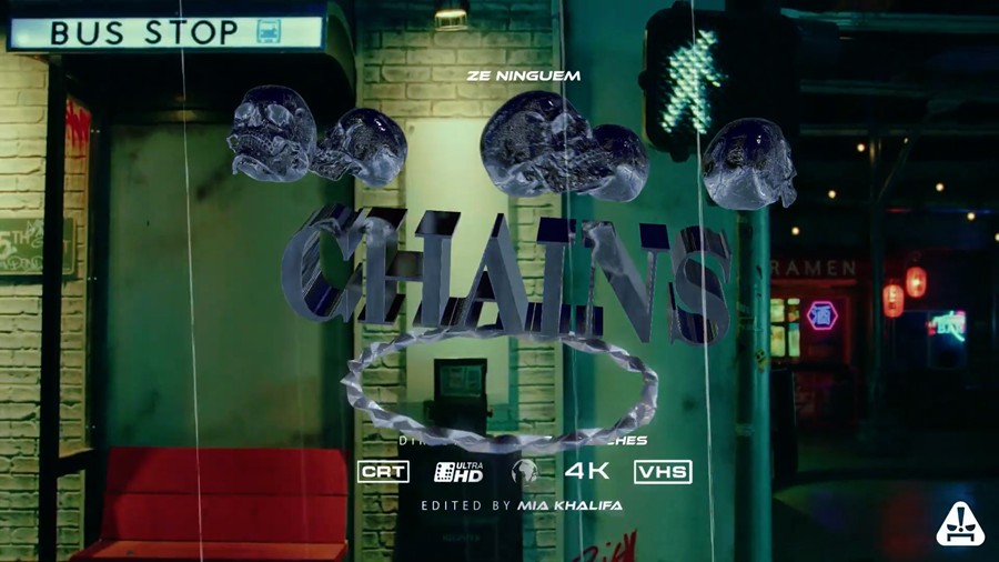 时尚迷幻酸性波浪扭曲散射旋转金属嘻哈音乐视频3D标题 AE模板预设 3D TITLE FOR MUSIC VIDEO – PACK 影视音频 第6张