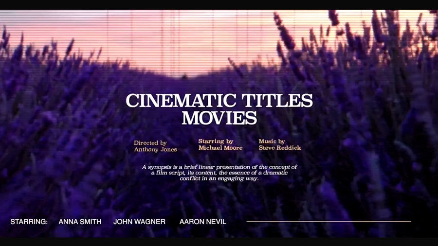 Artlist 6个简约复古电影标题 FCPX插件 Cinematic Titles 插件预设 第3张