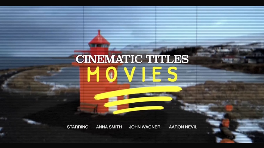Artlist 6个简约复古电影标题 FCPX插件 Cinematic Titles 插件预设 第5张
