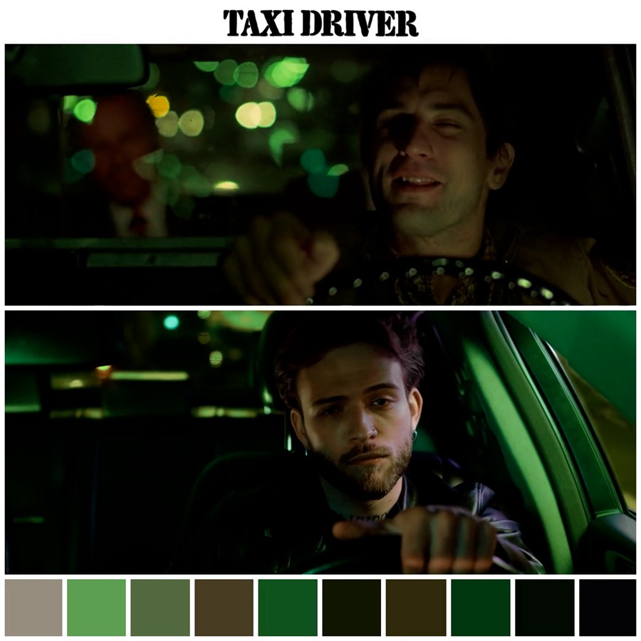 【出租车司机1976】Movieluts – Taxi Driver LUT 好莱坞电影美学黄绿色颜色分级专业LUT 插件预设 第2张