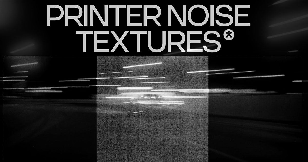 100款复古做旧损坏打印噪点扫描影印纸张纹理底纹背景设计包 Printer Noise Textures for DORON SUPPLY , 第1张