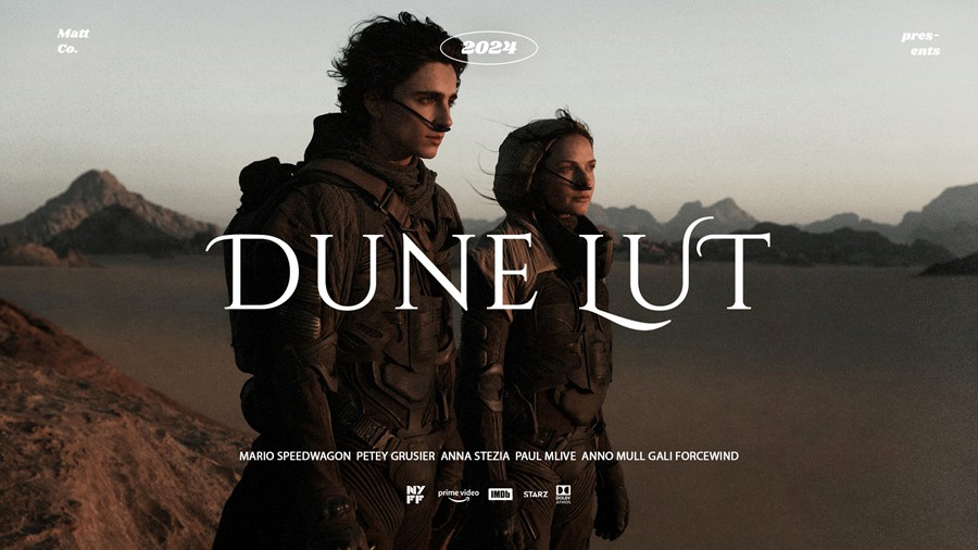 Dune LUT 重现《沙丘》柔和不饱和独特视觉美学电影感调色LUT , 第1张