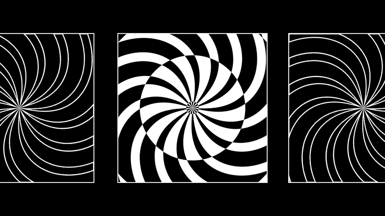 Collab Studio 150多个超酷黑白迷幻抽象球体视觉几何线条形状动力学模板+视频素材 Geometrik 影视音频 第8张