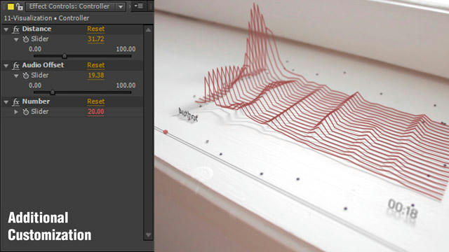 AE模板：实拍场景视角3D音频可视化频谱均衡器样式模板 , 第9张