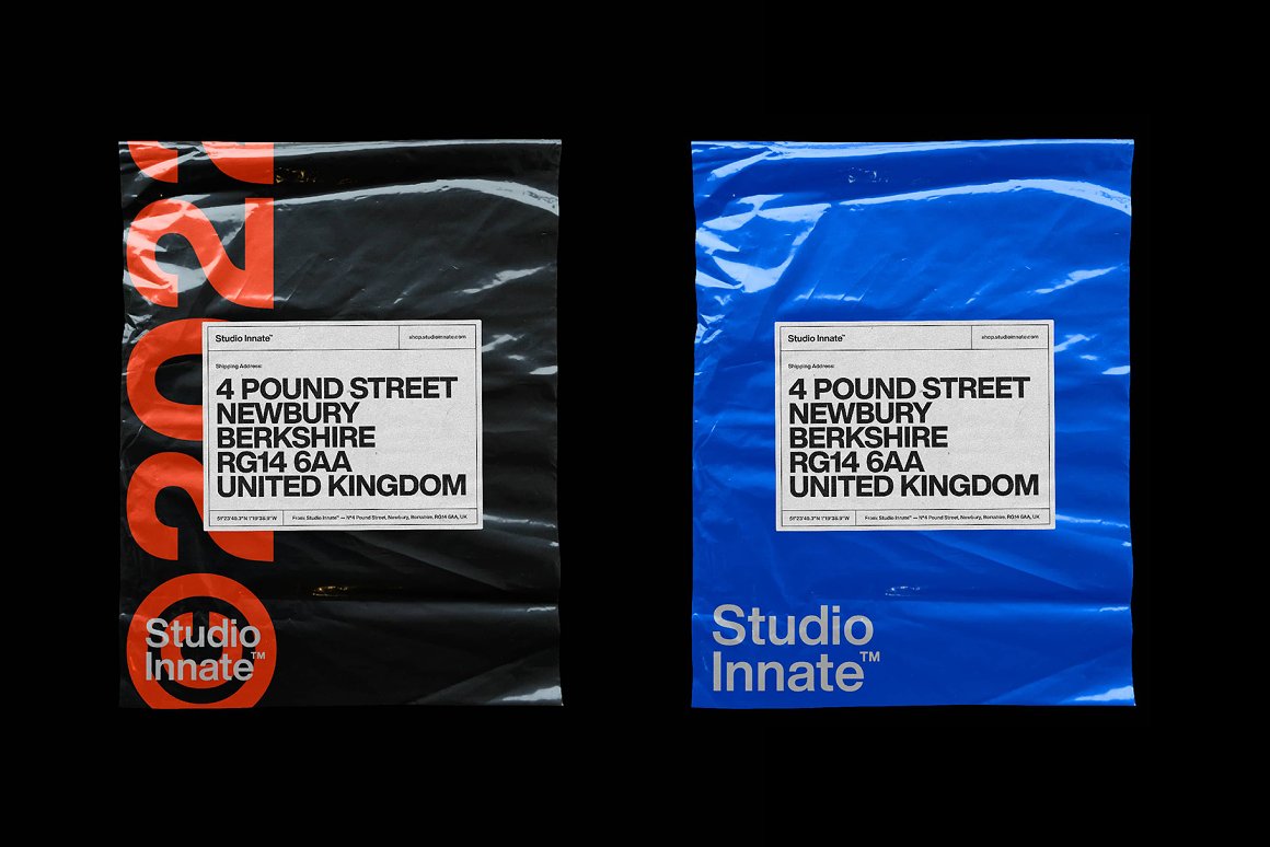 Studio Innate 新潮抽绳运动包手提包塑料袋品牌印花物料PSD模板 Bags – Mockup Bundle 样机素材 第3张