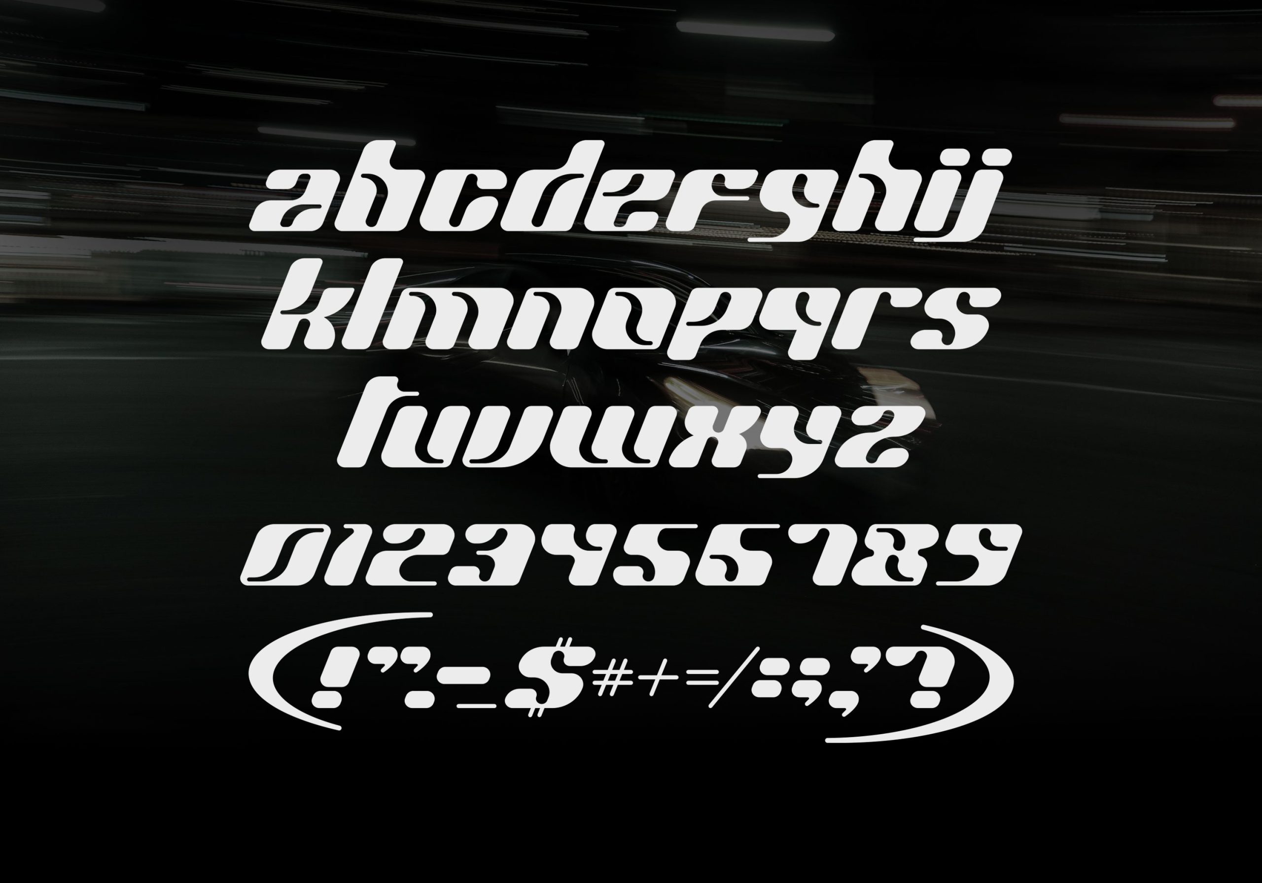 Snoke – Display font 时尚未来感装饰字体 设计素材 第2张