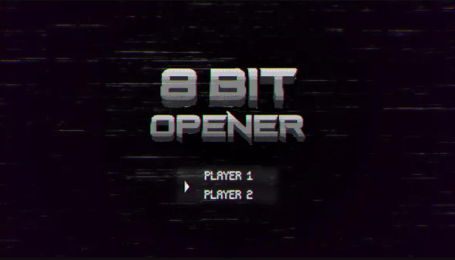 PR模板预设：复古老式8 Bit像素游戏风格文字角色选择开场片头 8 Bit Opener , 第2张