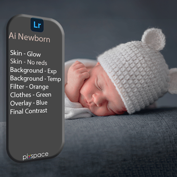 AI智能预设- 新生婴儿AI人工智能PS/LR预设 AI Newborn PRO -Intelligent Lightroom Presets 插件预设 第3张