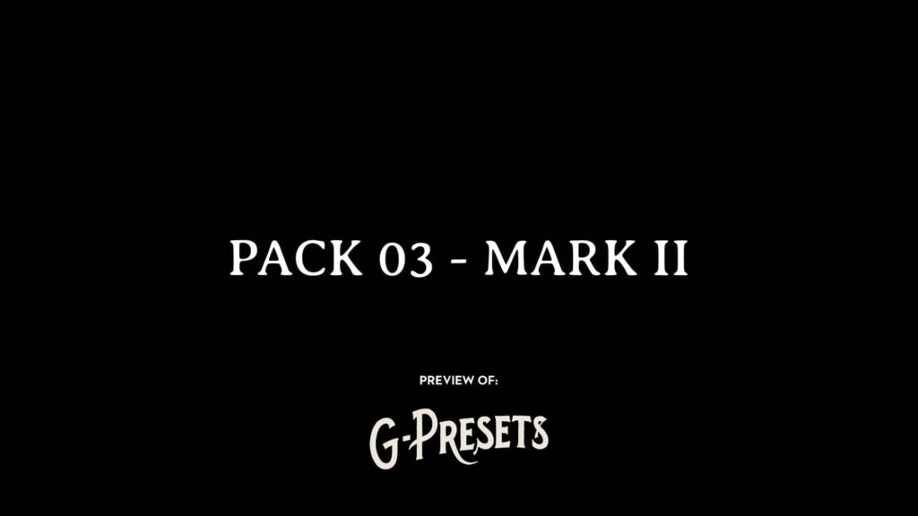 LR/PS预设- 全新电影婚礼预设包 G-Presets – Pack 03 Mark II 插件预设 第2张