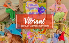 LR/PS预设-充满活力的INS风格人像Lightroom预设 Vibrant Lightroom Presets