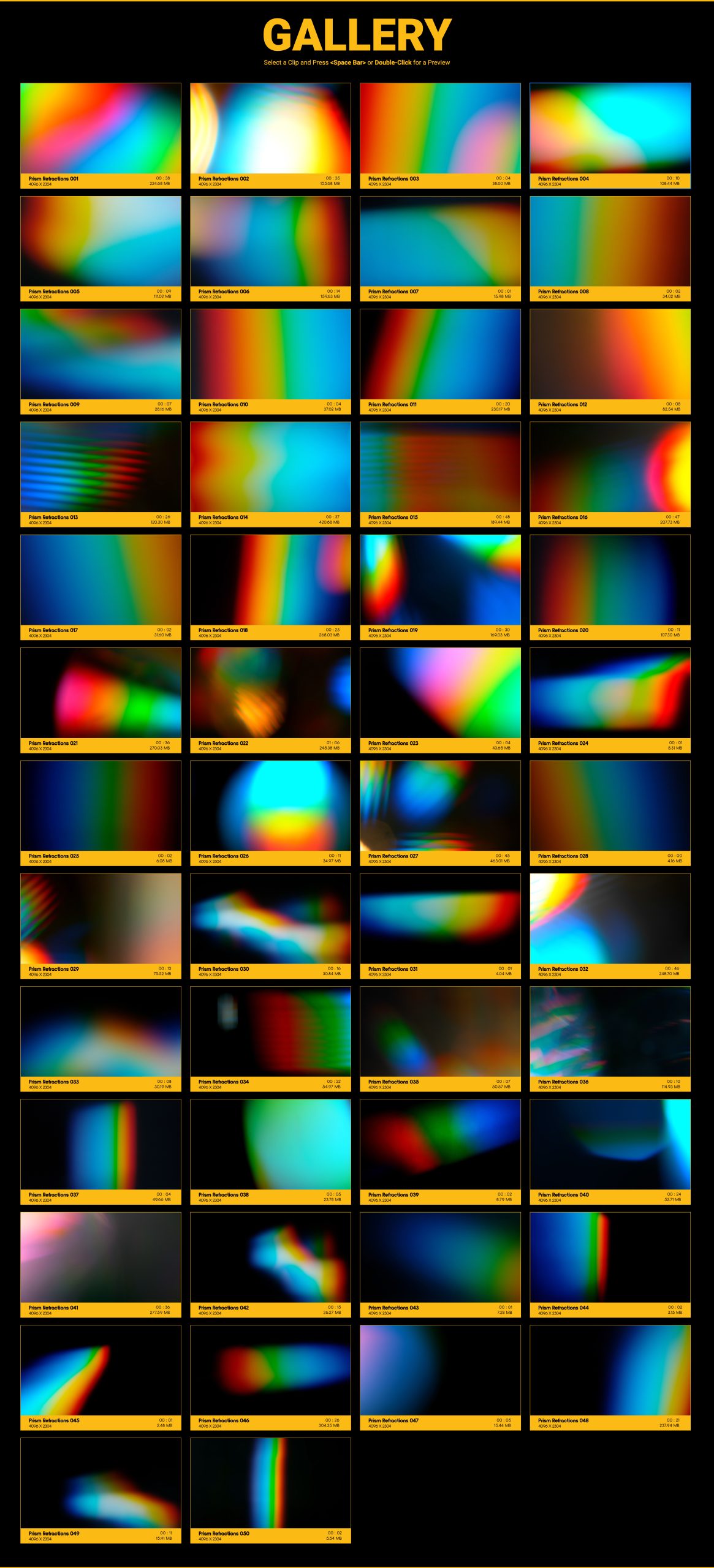 BusyBoxx 50个4K唯美漂亮真实镜头光效动画叠加视频素材 PRISM REFRACTIONS 影视音频 第4张