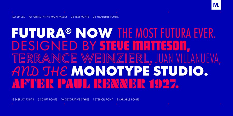 Futura Now现代英文可变字体完整版 设计素材 第2张