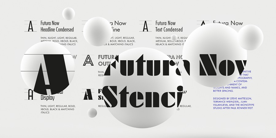 Futura Now现代英文可变字体完整版 设计素材 第3张