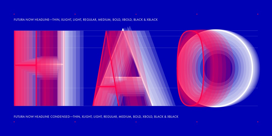 Futura Now现代英文可变字体完整版 设计素材 第8张