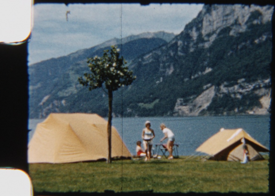 Artlist 11个复古8mm胶片实拍湖边露营视频素材 Camping by the Lake Vintage , 第2张