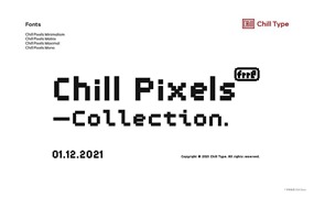 Chill Pixels 像素风英文字体，免费可商用