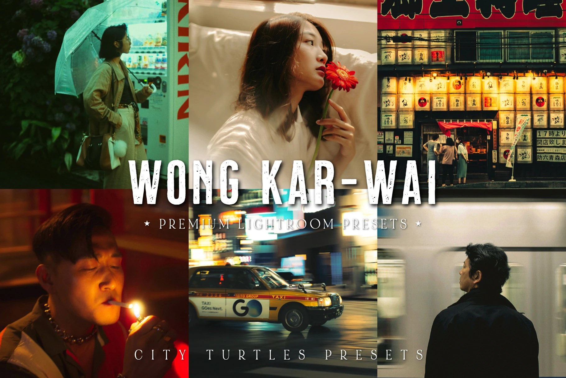 王家卫情绪电影艺术风格人像摄影LR调色预设 Wong Kar-Wai Cine Lightroom Presets , 第1张