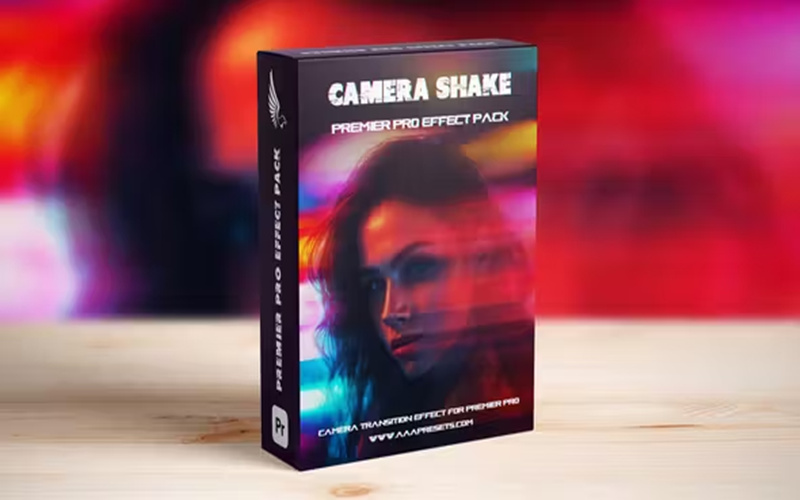PR模板-高级摄像机镜头抖动效果过渡转场动画素材 Premium Camera Shake Transitions Pack for Premiere Pro 影视音频 第1张