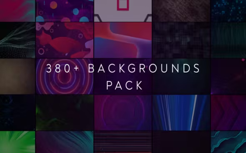 AE模板-380+科幻炫酷未来主义背景动画效果素材 380+ Backgrounds Pack 影视音频 第1张