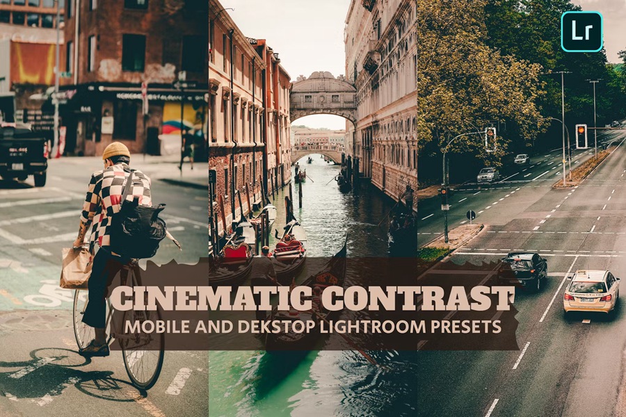 电影音乐反差色调旅拍摄影后期调色Lightroom预设 Filmmusik Contras Lightroom Presets Desktop Mobile 插件预设 第1张