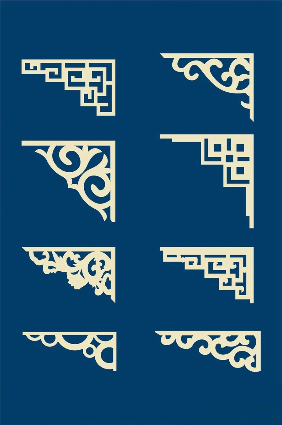 中国风传统古典青花瓷图案花纹图形纹样AI矢量模板花纹设计素材 图片素材 第3张