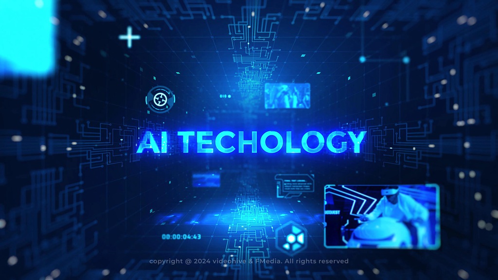 AE模板-ai人工智能数字机构技术幻灯片在线通信企业宣传片动画 Technology Promo Opener 影视音频 第1张