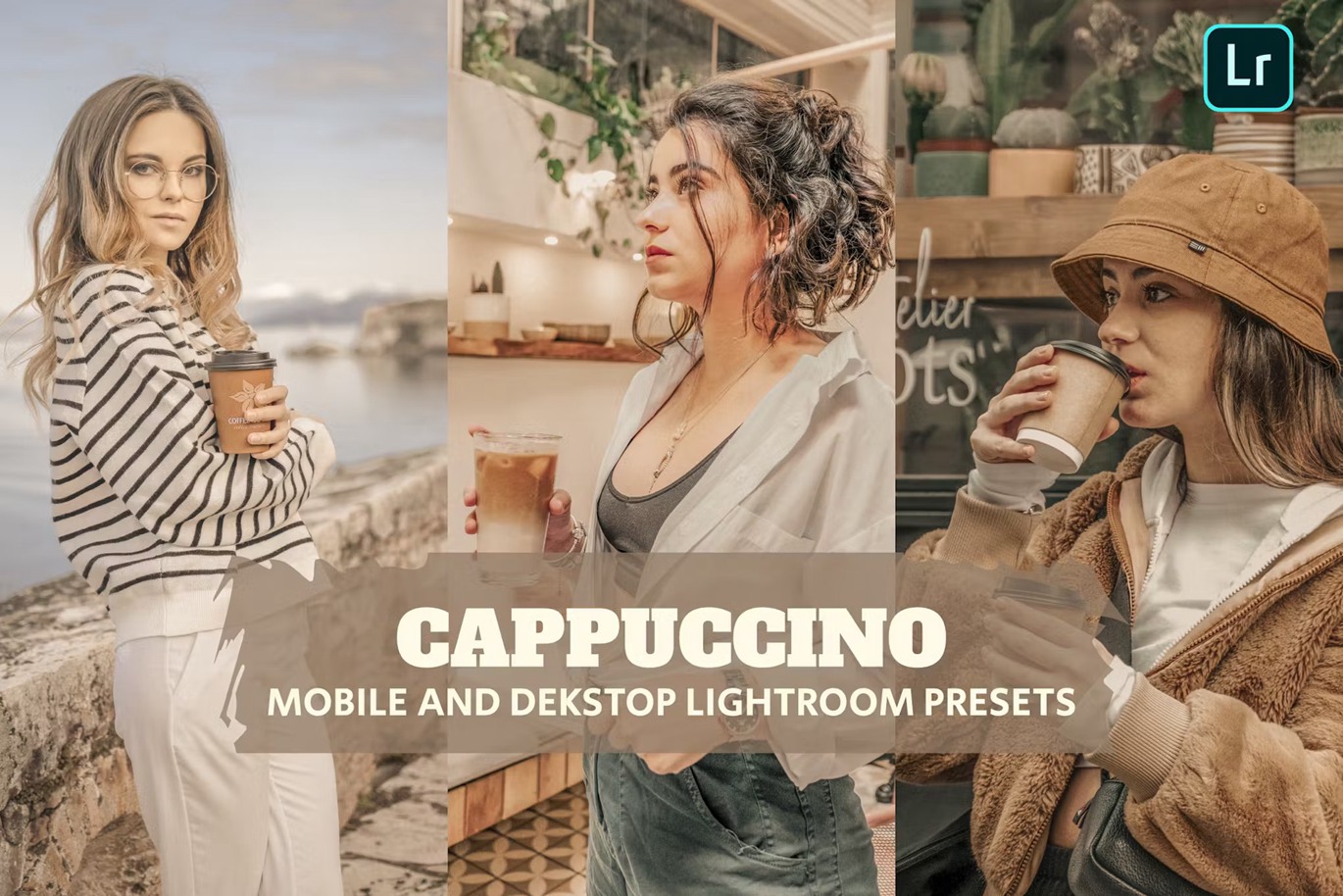 卡布奇诺人像旅拍摄影后期调色Lightroom预设 Cappuccino Lightroom Presets für Desktop und Handy 插件预设 第1张