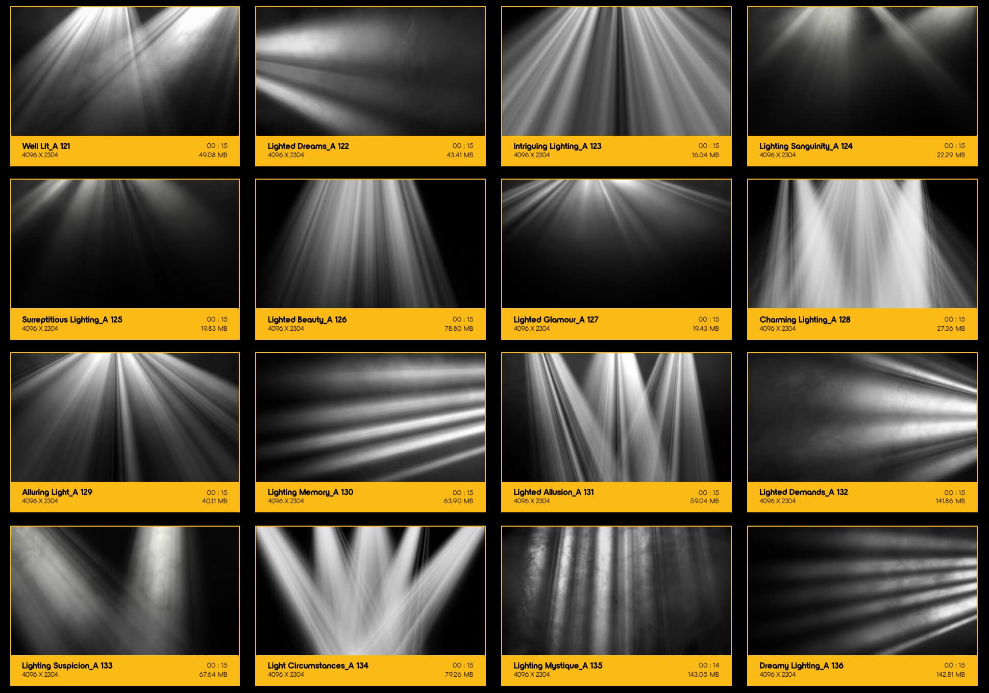 BusyBoxx 176个体积光聚光灯光线丁达尔光线耶稣光照射合成动画4K视频素材 Rays Of Light 影视音频 第6张