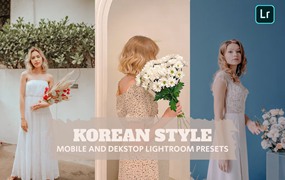 韩式风格清新婚礼人像摄影后期调色Lightroom预设 Lightroom Presets im koreanischen Stil für Desktop und Handy