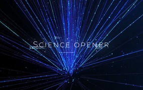 AE模板-科技信息人工智能专题技术创新愿景解决方案开场宣传片 Science opener 2