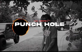 LAYER LAB 嘻哈说唱MV制作hiphop复古胶片酸性薄膜打孔划痕故障纹理电影转场过渡视频素材包 Punch Hole Transitions