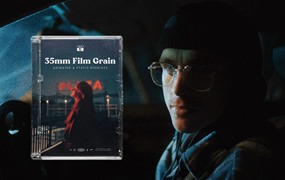 Cinegrams 复古35mm电影颗粒感灰尘划痕纹理胶片覆盖视频素材 Cinegrams 35mm Film Grain Overlays