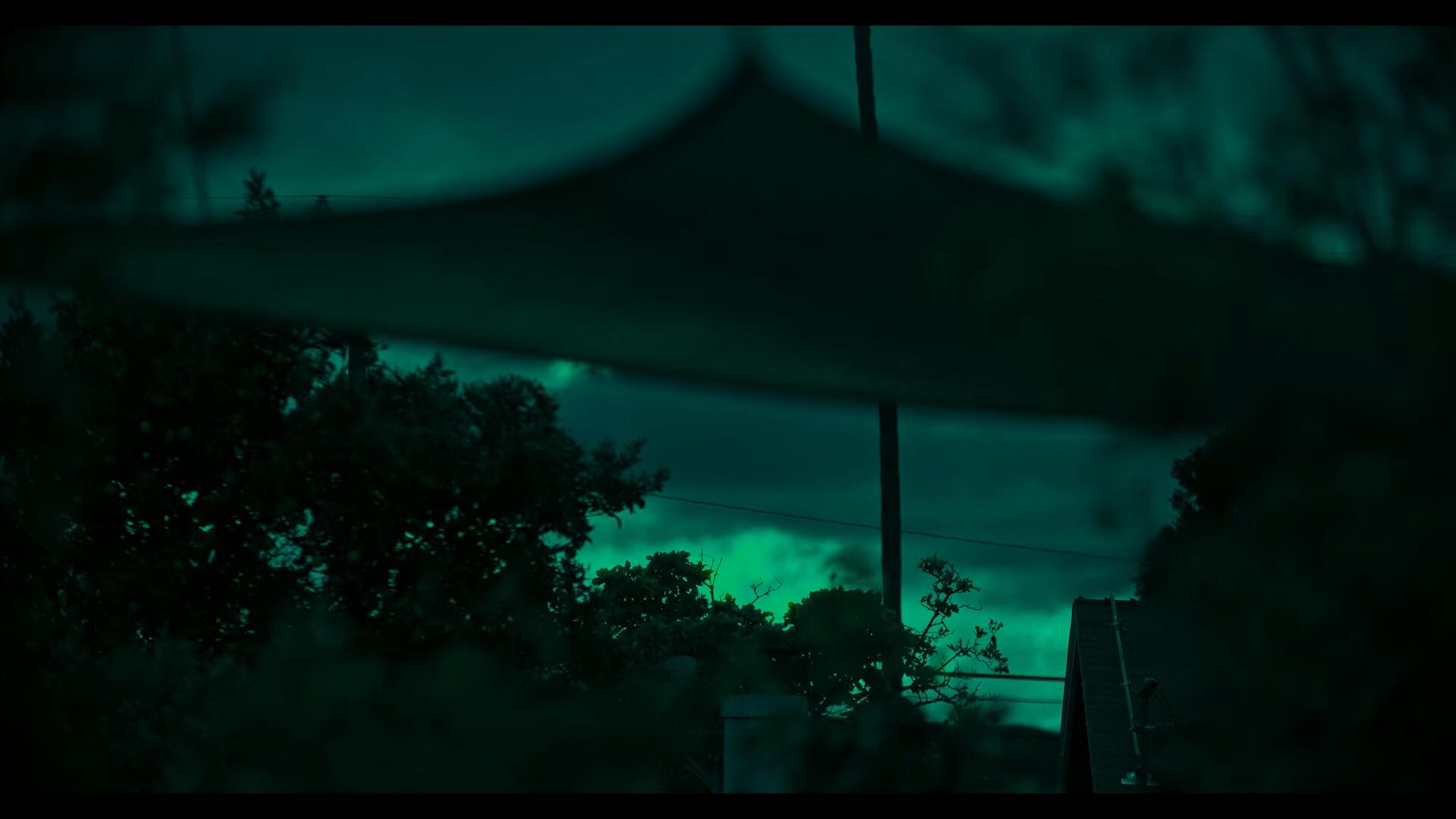 美版《午夜凶铃》恐怖电影风格浓郁墨绿色调达芬奇调色节点 , 第2张