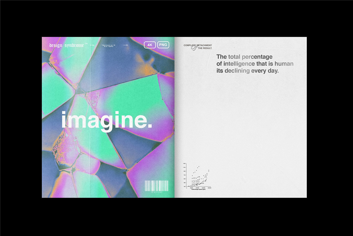 Design syndrome 100多张4K高分辨率未来主义抽象多彩海报封面背景图片素材包 Imagine Abstract AI pack 图片素材 第6张